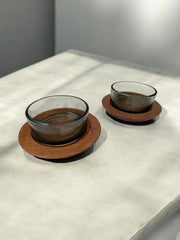 Duo de petits plats apéro teck danois