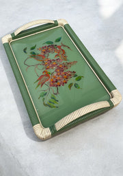 Plateau vert oiseaux et scoubidou