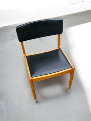 Table et 6 chaises vintage