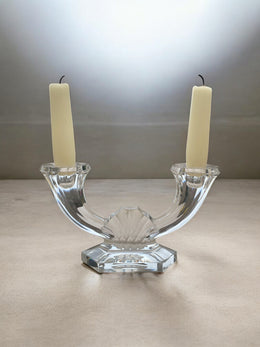 Bougeoir en cristal Val Saint Lambert modèle impérial