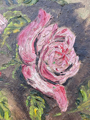 Grande peinture sur toile cadre doré