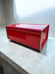Boîte à pain rouge années 70