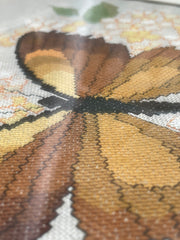 Grand cadre doré papillons