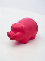 Tirelire cochon en plastique coloré