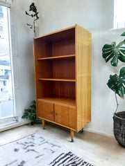 Bibliothèque vintage bois clair