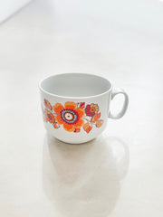 2 tasses fleurs colorées