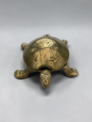 Cendrier / vide poche laiton tortue