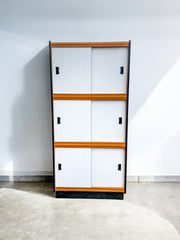 Meuble de rangement style kewlox vintage à portes coulissantes