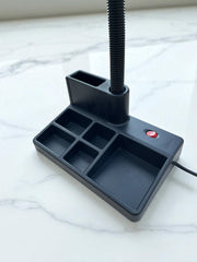 Lampe avec organisateur de bureau integré années 70