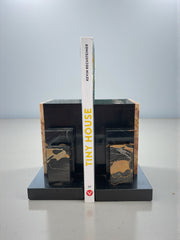 Serres livres art déco en marbre