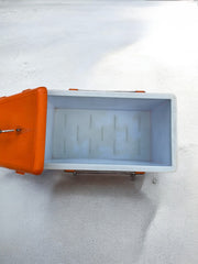Glacière vintage orange