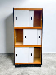 Meuble de rangement style kewlox vintage à portes coulissantes