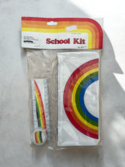 Kit scolaire arc en ciel