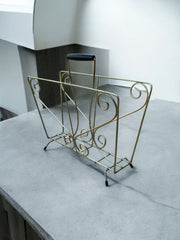 Porte journaux en laiton