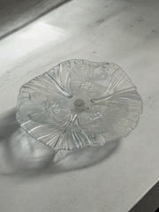 Plat tarte ou centre de table style art déco déstructuré fleur