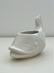 Porte éponge, savon, porte plante, vide poche poisson céramique