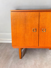 Petit meuble vintage années 60 poignées laiton