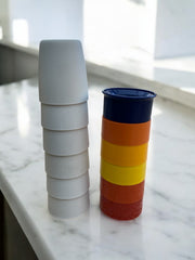 Ensemble de 6 coquetiers Tupperware vintage