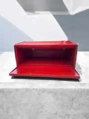 Boîte à pain rouge années 70