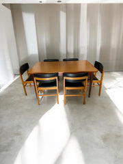 Table et 6 chaises vintage