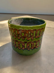 Cache-pot céramique vert