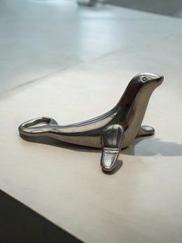 Decapsuleur otarie métal argenté