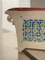 Jardinière en terre cuite émaillée