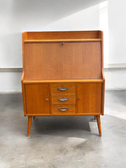 Beau grand meuble secrétaire vintage