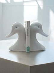 Serres livres canards en céramique