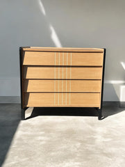 Commode 4 tiroirs années 50/60 magnifiques lignes graphiques