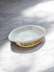 Plat fleuri années 70 Schott Mainz