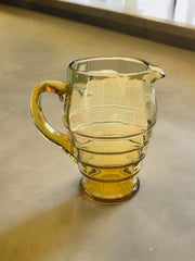 Grande cruche ambrée art déco