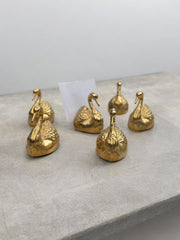 Six portes nom cygne en laiton