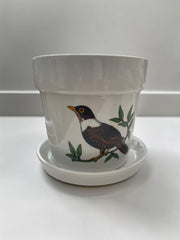 Lot de cache pots oiseaux design Pat Albeck