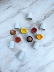 Ensemble de 6 coquetiers Tupperware vintage