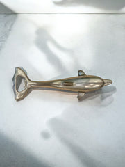 Décapsuleur dauphin chromé