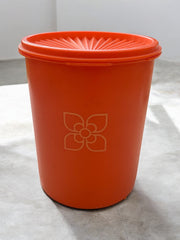 Grand Tupperware orange soleil vintage