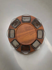 Plateau apéro en teck danois