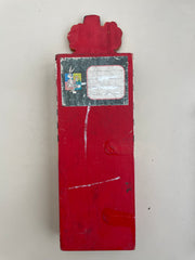 Plumier clown en bois vintage