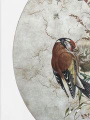 Décoration murale en céramique oiseau
