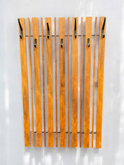 Porte manteaux mural danois noyer années 60