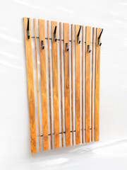 Porte manteaux mural danois noyer années 60