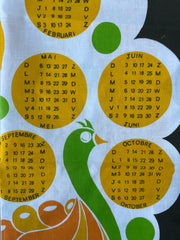 Essuie de vaisselle calendrier 1973