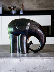 Éléphant en céramique vintage