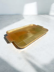 Plateau italien doré 1950