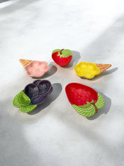 Série de coupes fruits et glaces ultra colorées